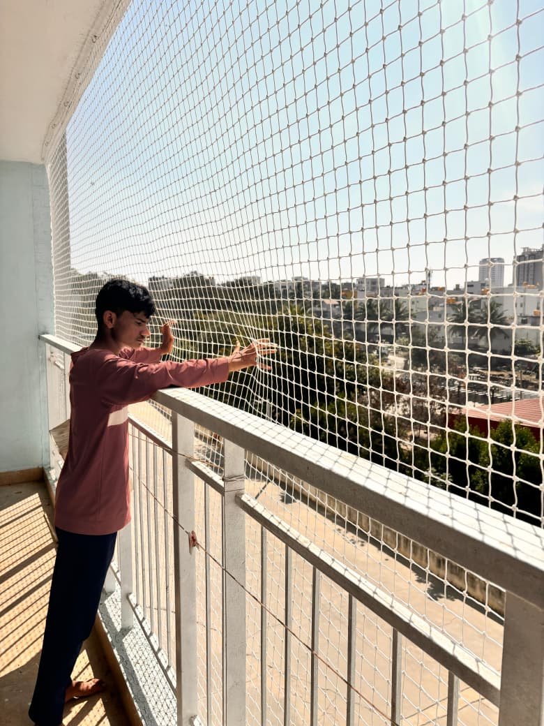 Balcony Safety Nets in Malleswaram, Bangalore